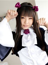 可爱的Kuroneko Ero-Cosplay Tsubomi 华丽的哥特式洛丽塔(29)