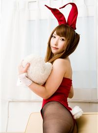 动漫真人秀性感Asahina Mikuru兔子女孩(21)