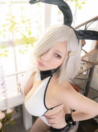 紧身衣兔子女孩Saku动漫丝袜大尺度写真(40)
