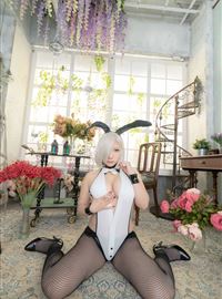 紧身衣兔子女孩Saku动漫丝袜大尺度写真(41)
