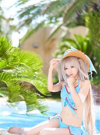 假期游泳的性感制服写真美女cosplay(7)