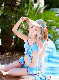 假期游泳的性感制服写真美女cosplay(20)