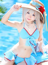 假期游泳的性感制服写真美女cosplay(29)