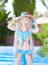 假期游泳的性感制服写真美女cosplay(53)