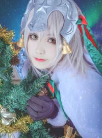 圣诞节动漫真人秀最喜庆的cosplay女孩(1)