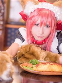 可人的小猫咪cosplay (コスプレ) (C91) [girlfriend end (じる)] しっぽとメイドとオムライス(58)