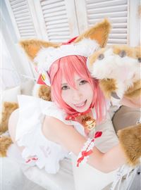 可人的小猫咪cosplay (コスプレ) (C91) [girlfriend end (じる)] しっぽとメイドとオムライス(128)