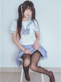 Cosplay桜桃喵 - 校服黑丝(6)