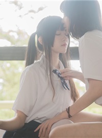 cosplay 桜桃喵 - JK百合1(桜桃喵&疯猫ss)(33)