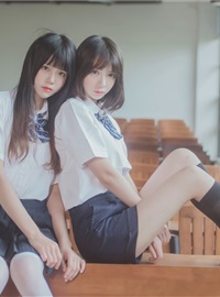 cosplay 桜桃喵 - JK百合1(桜桃喵&疯猫ss)(41)