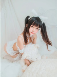 cosplay 桜桃喵 - 白猫(1)