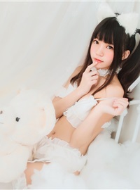cosplay 桜桃喵 - 白猫(11)