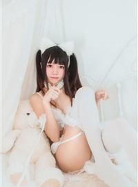 cosplay 桜桃喵 - 白猫(16)