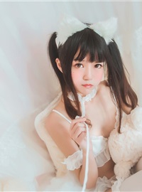cosplay 桜桃喵 - 白猫(19)