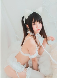 cosplay 桜桃喵 - 白猫(9)