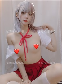 cosplay 米线 - 红色JK(1)