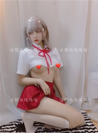 cosplay 米线 - 红色JK(6)