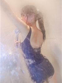 兔玩映画 浴室里的蓝白条纹(13)